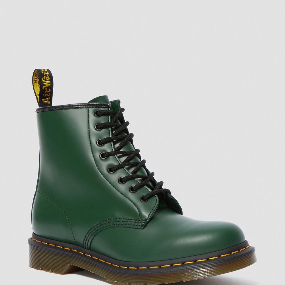 Dr Martens 1460 Smooth Leather Lace Up Boots - Picture 8 of 9